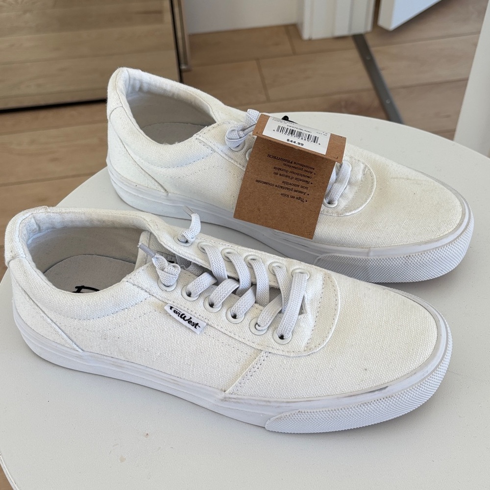 White Canvas Sneakers